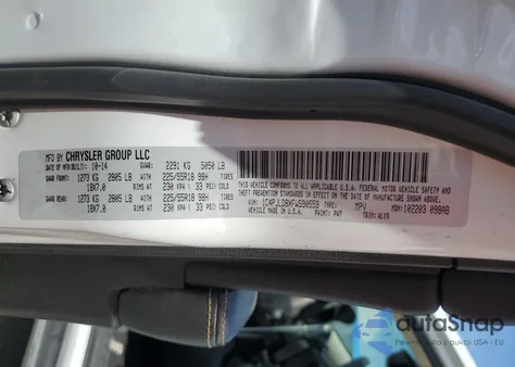 2015 Jeep Cherokee Limited из США, поврежденный, VIN 1C4PJLDBXFW590559